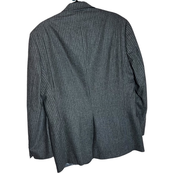 Hart Schaffner & Marx sz 42L gray pinstripe suit jacket blazer - Picture 4 of 16